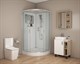 NIAGARA Premium Душевая кабина 1/4 круга размер 90x90 см, профиль - хром / стекло - прозрачное NIAGARA60010114 - фото 289294