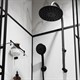 NIAGARA Standart Душевая кабина прямоугольник правая размер 120x80 см, профиль - черный матовый / стекло - прозрачное ST120/80/15QR/KL/BKT - фото 289523