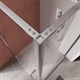 CEZARES Liner Душевой уголок прямоугольный размер 90x90 см, профиль - хром / стекло - прозрачное, двери распашные LINER-A-1-90-C-Cr-L - фото 290873