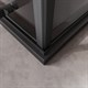CEZARES Liner Душевой уголок прямоугольный размер 90x90 см, профиль - черный / стекло - прозрачное, двери распашные LINER-A-1-90-C-NERO-L - фото 291015
