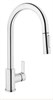 VITRA Masterline Смеситель для кухни, с выдвижным изливом, хром A42145EXP - фото 295805