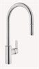VITRA Masterline Смеситель для кухни, с выдвижным изливом, хром A42153EXP - фото 295808