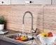 VITRA Masterline Смеситель для кухни, с выдвижным изливом, хром A42153EXP - фото 295809