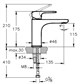 VITRA Root Round Смеситель для раковины, матовый черный A4270636EXP - фото 295874