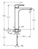 VITRA Root Round Смеситель для раковины-чаши, хром A42707EXP - фото 295887