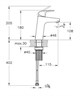 VITRA Flow Round Смеситель для раковины, большой, хром A42925EXP - фото 296023