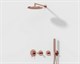 VITRA Origin Душевой гарнитур с ручным душем, цвет медь A4554326 - фото 296050
