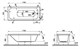 VITRA Optimum Neo Ванна прямоугольная 170x70, цвет белый 64530001000 - фото 296186