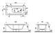 VITRA Optimum Neo Ванна прямоугольная 150x70, цвет белый 64560001000 - фото 296189