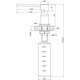 LEMARK Expert Дозатор для жидких моющих средств врезной, цвет: хром LM8203SC - фото 296882