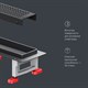 AM.PM MasterFlow Трап для душа линейный универсальный затвор Cut Gradient 60см цвет черный матовый W01SC-P11-060-01BM - фото 298137