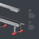 AM.PM MasterFlow Трап для душа линейный универсальный затвор Slim line 60см цвет сталь матовая W01SC-S11-060-05SB - фото 298406