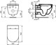 IDEAL STANDARD Подвесной безободковый унитаз с сиденьем, крышкой с функцией плавного закрытия, крепежом IS_569_201 - фото 299177