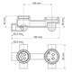 WASSERKRAFT Mindel 8571 Смеситель для ванны и душа, белый WASSERKRAFT 8571 - фото 299627