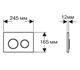 AQUATEK Diva SET (рама AQUATEK Standard INS-0000012+ кркпеж KKI-0000002+клавиша KDI-0000020+унитаз ДИВА AQ2012-00 с тонким сиденьем soft-close) SET AQUATEK ДИВА-020 4в1 - фото 300883