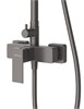 CEZARES Slider Душевая стойка со смесителем, оружейная сталь SLIDER-CD-GM - фото 303398