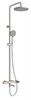 CEZARES Stylus Душевая стойка со смесителем и изливом, сатин STYLUS-CVD-IN - фото 303725