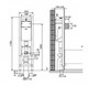 JACOB DELAFON Система инсталляции для подвесного унитазана 3/6L 300 мм E33130RU-NF - фото 304341