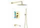 AQUATEK ОБЕРОН Set 4 в 1 Душевой комплект, шлиф. золото AQ1273BG