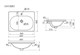 CERAMICA NOVA Sabo Раковина накладная с отверстием под смеситель 600x460x130, белый CN13001 - фото 308018