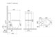 CERAMICA NOVA Metropol Напольный пристенный унитаз смыв Торнадо, черный матовый CN4001TMB