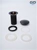 GID Донный клапан без перелива G-54BL 76601K черный глянцевый 7x7x10 GID-76601K