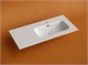 CERAMICA NOVA Element Раковина накладная мебельная чаша справа с отверстием под смеситель 1010x465x180 мм цвет белый CN7003R - фото 310923