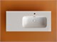 CERAMICA NOVA Element Раковина накладная мебельная чаша справа с отверстием под смеситель 1010x465x180 мм цвет белый CN7003R - фото 310924