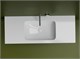 CERAMICA NOVA Element Раковина встраиваемая снизу 540x360x190 с отверстием слива перелива цвет белый CN7018 - фото 310937