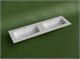 CERAMICA NOVA Grace Раковина накладная мебельная прямоугольная 1610x457x137 с двумя чашами и отверстиями под смеситель цвет белый CN7023 - фото 310982