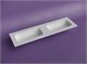 CERAMICA NOVA Grace Раковина накладная мебельная прямоугольная 1610x457x137 с двумя чашами без отверстий под смеситель цвет белый CN7023wx - фото 310986