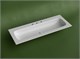 CERAMICA NOVA Grace Раковина накладная мебельная прямоугольная 1210x457x137 с тремя отверстиями под смеситель цвет белый CN7024 - фото 310998