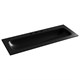 CERAMICA NOVA Grace Раковина накладная мебельная прямоугольная 1210x457x137 с тремя отверстиями под смеситель цвет черный матовый CN7024MB - фото 311000