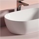 CERAMICA NOVA Twist Раковина накладная овальной формы 500x300x140 белый CN12001 - фото 311005