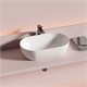 CERAMICA NOVA Twist Раковина накладная овальной формы 500x300x140 белый CN12001 - фото 311008