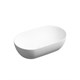 CERAMICA NOVA Twist Раковина накладная овальной формы 500x300x140 белый матовый CN12001MW - фото 311011