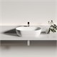CERAMICA NOVA Twist Раковина накладная овальной формы 500x300x140 белый матовый CN12001MW - фото 311015