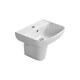 AQUATEK Полупьедестал для раковины 300*240*340, белый AQ5431-00 - фото 313894
