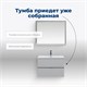 AQUANET Тумба под раковину подвесная Алвита New 80 2 ящика, серый AQUANET-277516 - фото 318713