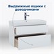 AQUANET Тумба под раковину подвесная Бруклин 60 белый AQUANET-203958 - фото 319235