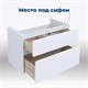 AQUANET Тумба под раковину подвесная Бруклин 60 белый AQUANET-203958 - фото 319236