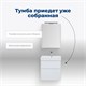 AQUANET Тумба под раковину подвесная Бруклин 60 белый AQUANET-203958 - фото 319238