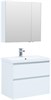 AQUANET Тумба под раковину подвесная Гласс 80 белый AQUANET-238361 - фото 320092