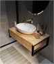 1MARKA Grunge Loft Тумба под раковину подвесная ширина 70 см, цвет дуб Вотан Ц0000015940 - фото 324490