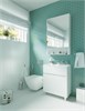 1MARKA Зеркальный шкафчик (ШxВ) 60x90 см, белый У83225 - фото 324597