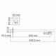 WASSERKRAFT Aisch 5500 A180 Верхний излив для душа, золото WASSERKRAFT A180 - фото 325038