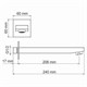 WASSERKRAFT A220 Настенный излив для ванны, черный WASSERKRAFT A220 - фото 325135