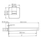 WASSERKRAFT Tauber 6400 A298 Настенный излив для ванны, никель WASSERKRAFT A298 - фото 325222