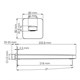 WASSERKRAFT Weida 3100 A270 Настенный излив для ванны, хром WASSERKRAFT A270 - фото 325351