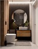 AQUAme Унитаз подвесной с сиденьем SoftClose, технология смыва Invisible, скрытый крепеж. 490x370x360, белый AQM2002PRO - фото 325581